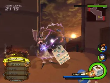 Kingdom Hearts II screen shot game playing